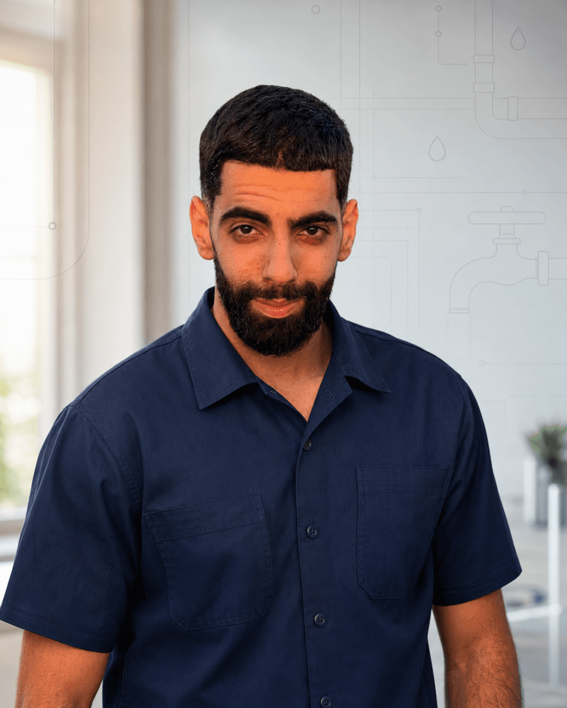 אוריאל שבבו - בעל העסק, א.ש. שירותי אינסטלציה